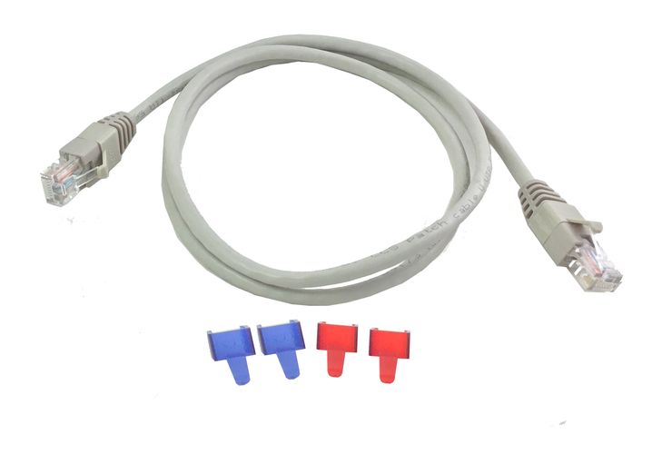 Соединительный кабель RJ45/RJ45 1 м, для DC-UPS, размер 3,4, Adelsystem RJCONN45