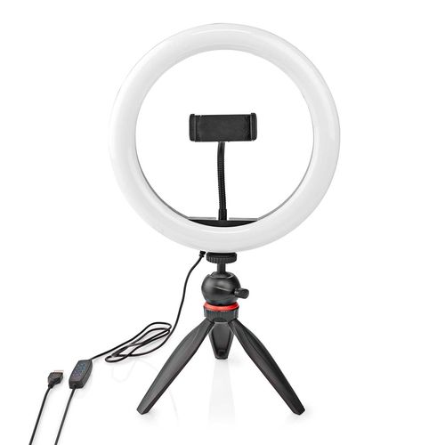 Ring Light | 10 inch | 120 LED's | 2700 - 6700 K | Tripod | Black RLSTND100BK
