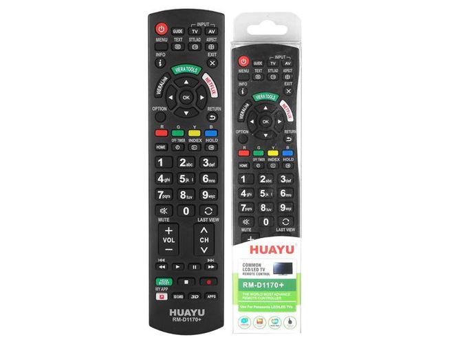 Replacement Remote Control for TV PANASONIC RM-D1170 RM-D1170+ 5902270769722