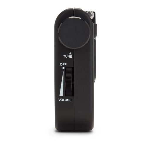 Radijo imtuvas FM/AM su 3.5mm lizdu, juodas RS-55/BK 8435256897883