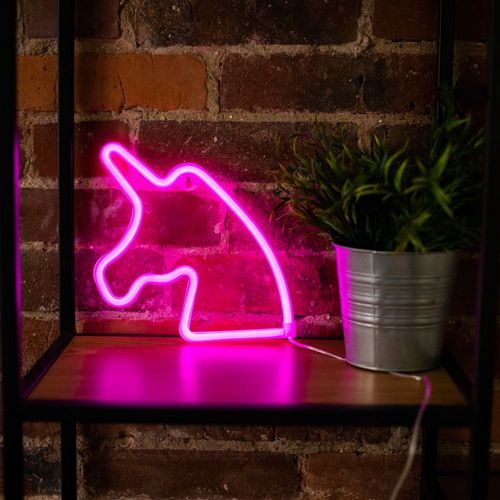 Неоновая светодиодная гирлянда UNICORN розовая летучая мышь + USB FLNEO1 Forever Light RTV100212 5900495949387