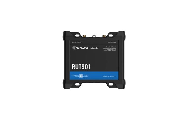 Промышленный сотовый 4G LTE (Cat 4), Wi-Fi маршрутизатор RUT901 eSIM RUT901020100