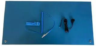 ESD MAT, LIGHT BLUE, RUBBER, 609.6MM CQ-ESD-MAT-1X2