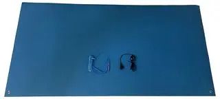 ESD MAT, LIGHT BLUE, RUBBER, 1.21M CQ-ESD-MAT-2X4