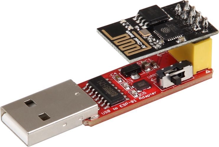 Bevielio ryšio modulio EPS8266 USB programatorius JOY-IT SBC-ESP8266-PROG 4250236815084