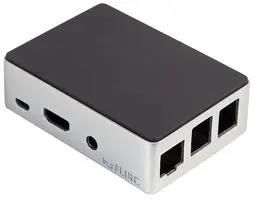 CASE, FLIRC, BLACK/SILVER, PI 2/3B/3B+ 101219