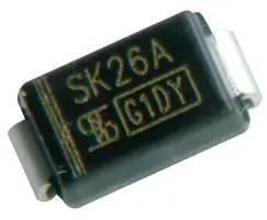 DIODE, SCHOTTKY, 2A, 60V, SMA SK26A