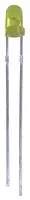LED, 3MM, YELLOW, DIFFUSED, 100 PACK PSG91842