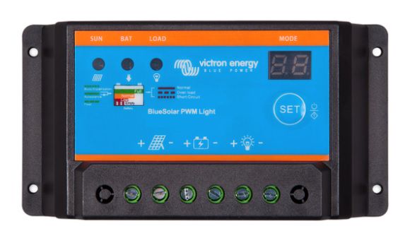 BlueSolar PWM-Light Charge Controller 12/24V-20A SCC010020020 8719076025351