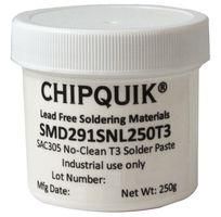 SOLDER PASTE, SYNTHETIC NO CLEAN, 250G SMD291SNL250T3