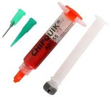 CHIP BONDING EPOXY, RED, 5G, SYRINGE AD7-5S