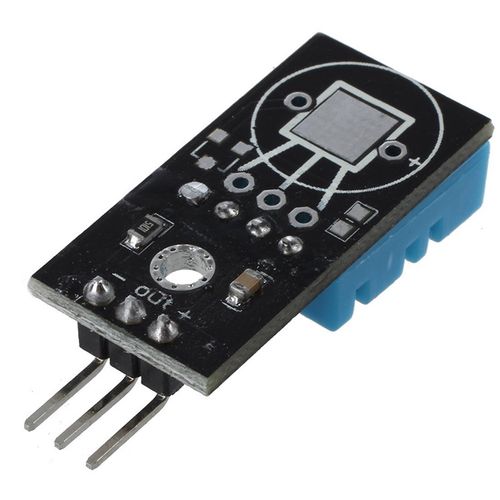 Drėgmės ir temperatūros daviklis DHT11 su rezistoriniu jutikliu IDUINO SE052