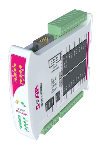 SFAR pramoninis išplėtimo modulis, Modbus RTU/ASCIIn - 8 DI, 8 DO. 10-38 В ПОСТОЯННОГО ТОКА; 10-28 В ПЕРЕМЕННОГО ТОКА SFAR-S-8DI8DO