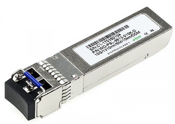 Optical integraded converter SFP+ BiDi HP (10Gbps, RX1330 nm, LC, SM, 20km) OPTSFPTX133010GLCHP20KM