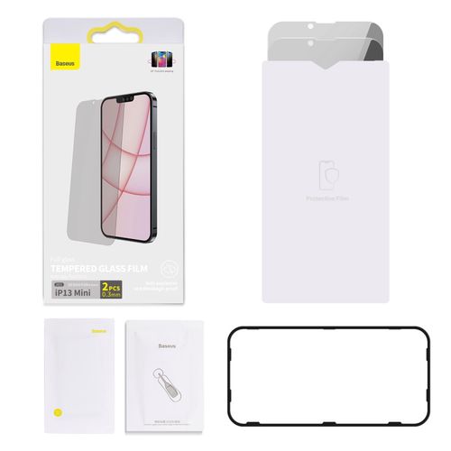 Tempered Glass Film 0.3mm with Privacy Filter For iPhone 13 mini (2 pcs) SGBL020602 6932172600952