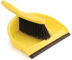 DUSTPAN AND BRUSH SET, YELLOW VZ.8011/Y