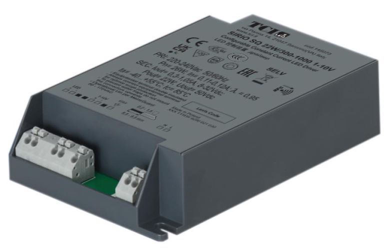 SIRIO SQ 110W/200-700 1-10V - LED Driver, TCI 145071