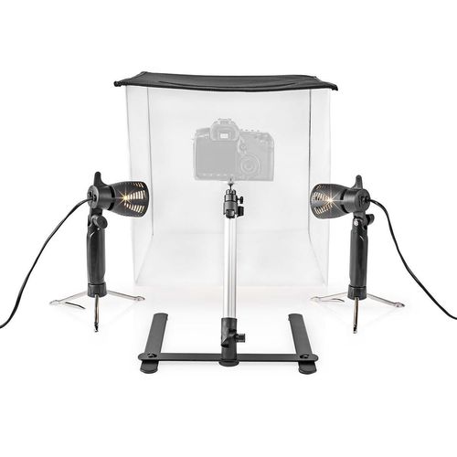 Portable Photo Studio Kit | 400 lm | Foldable | Backgrounds included | Travel bag included | Black SKT010WT 5412810306107