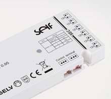 LED Power Supply - 30W 12V 2.5A, IP20, dimming with sensors, 16x59x189mm, SELF SLD30-12VLS-E