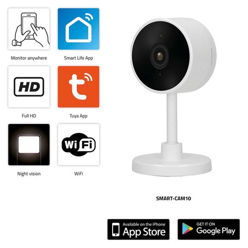 Smart Wi-Fi camera IP camera suitable for home automation SMART-CAM10 8712412583584