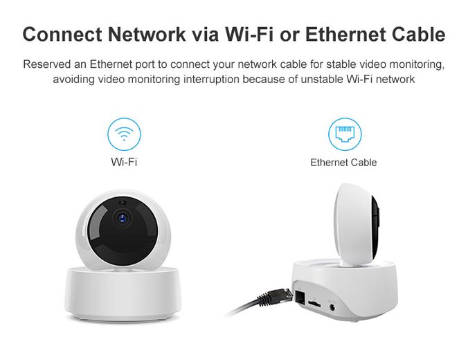 Wi-Fi kamera, 1080P, valdoma 360°, Micro SD, SONOFF SONOFF-GK-200MP2-B