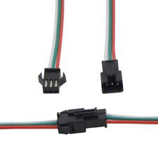 Jungtis skaitmeninėms LED juostoms, 3PIN, kištukas + lizdas, 2x 15cm SPI-3PIN-MF