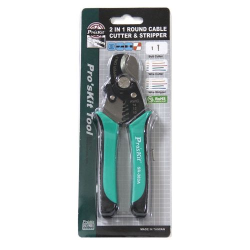 Universalus kabelių kirpimo ir laidų nužievinimo įrankis, SR-363A Pro'sKit SR-363A 4711552151428