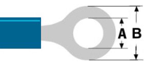 Кольцевая клемма M5 Ø5,3 мм  1,5-2,5 мм² (ST-103) RoHS CO/ST-103