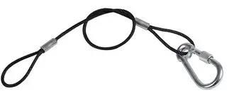 SAFETY BOND, BLACK WIRE, 3MM X 350MM PLS00468A