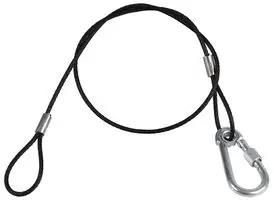 SAFETY BOND, BLACK WIRE, 3MM X 600MM PLS00469A