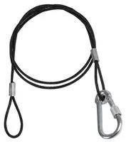 SAFETY BOND, BLACK WIRE, 3MM X 900MM PLS00471A