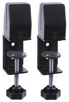 PANEL CLAMPS, EDGE MOUNT, BLACK PR APC01-B