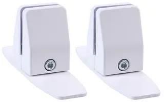 PANEL CLAMPS, FLAT SURFACE, WHITE PR APC03-W