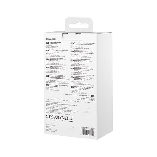 Automobilinis laikiklis 5.4-6.7" ekranų telefonams su belaidžiu įkrovimu 15W, juodas SUWX030001 6932172620264