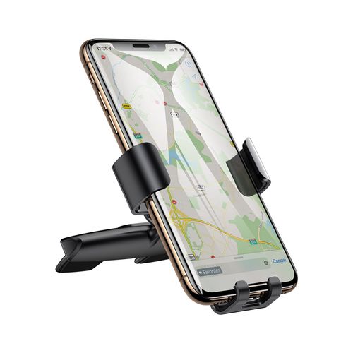 Automobilinis laikiklis 6.5-9 cm pločio telefonams (tvirtinamas į CD grotuvo angą), juodas SUYL-J01 6953156291508