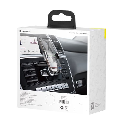 Automobilinis laikiklis 6.5-9 cm pločio telefonams (tvirtinamas į CD grotuvo angą), juodas SUYL-J01 6953156291508