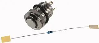 SWITCH, A-V, NP, 12MM, 12V, RED LED RJS1N1-12L-H-R-R-NP-12V-65Q