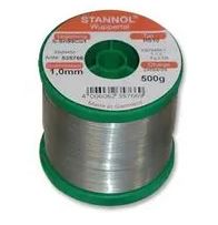 Lydmetalis Sn99Cu1 1.0mm 500g su fliusu Stannol S/535766 4006062357669