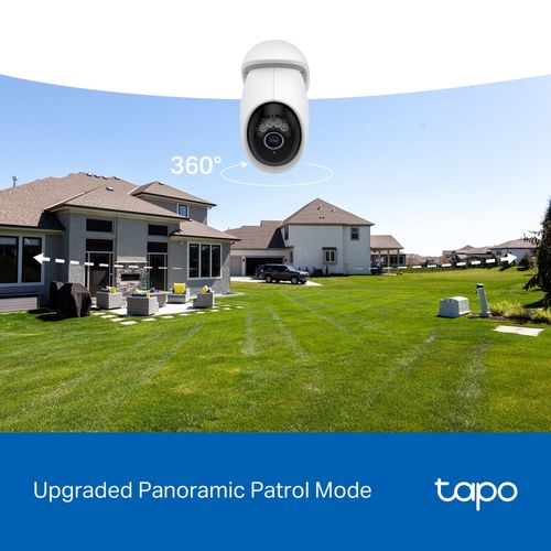 Wi-Fi lauko kamera PT, 4K 8MP, Starlight Color Night Vision, IP66, MicroSD iki 512GB TAPO-C560WS
