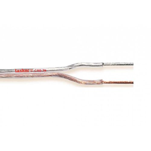 Speaker Cable on Reel 2x 0.22 mm² 100 m Transparent TASR-C103TN 8010246015418
