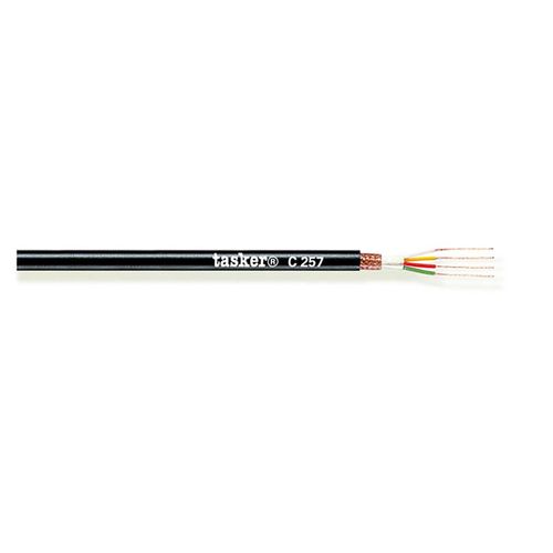Microphone Cable on Reel 4x 0.22 - 100 m Black TASR-C257 8010246014572