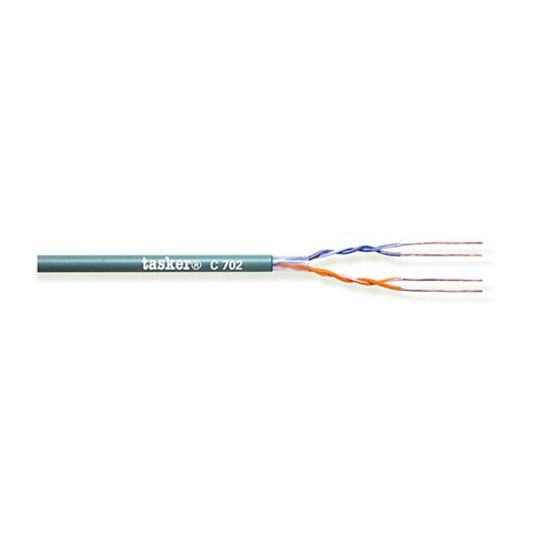 Network Cable CAT5e UTP Reel 100 m Grey Stranded TASR-C702