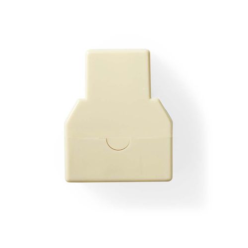Telecom Wall Box | Connector type: RJ11 | RJ11 Female | 2x RJ11 (4/6) Female | Splitter | ABS | Ivory | Envelope TCGP90990IV 5412810297559