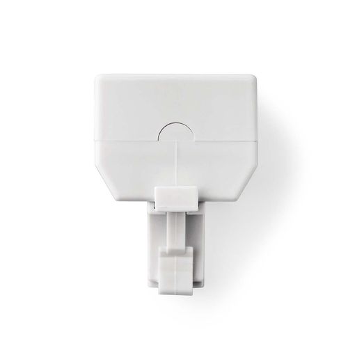 Telecom Wall Box | Connector type: RJ11 | RJ11 Male | 2x RJ11 (4/6) Female | Splitter | ABS | White | Envelope TCGP90995WT 5412810297566