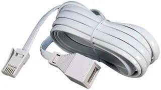 TELEPHONE EXT 6 WAY, BT PLUG TO SKT, 10M 10M6W/G