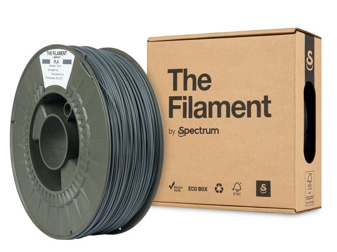 3D plastikas PLA pilkas (basalt grey) 1kg The Filament by Spectrum PLA-bGREY-175-1-TF 5905991405092