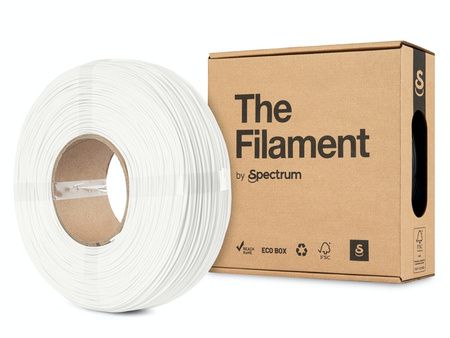3D plastikas PLA baltas (trafic white) 1kg refill pakuotė The Filament by Spectrum PLA-tWHI-175-1R-TF 5905991405955