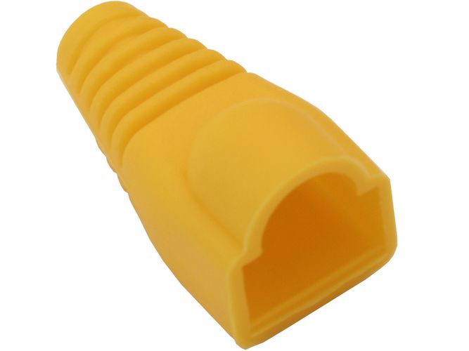 Rubber Boot for RJ45 Connector, Yellow TF-HO/8P8C-YL 5900804023173; 5901436719380