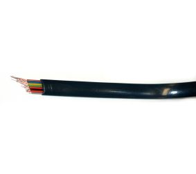 Telecommunication cable, stranded, 8x28AWG, CCA, black TF-KP-8B 5900804021612; 5901436708070