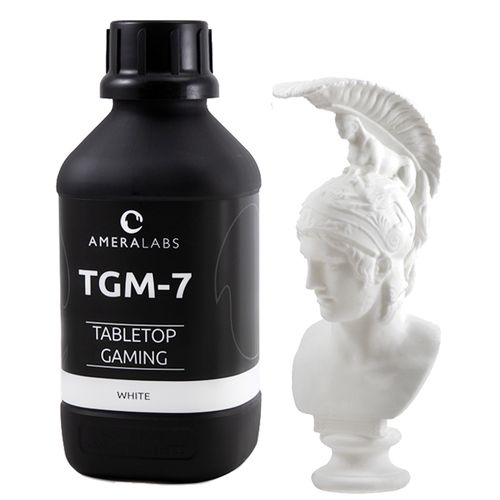 Derva 3D spausdinimui TGM-7 1kg balta AMERALABS TGM-7-WHT-100